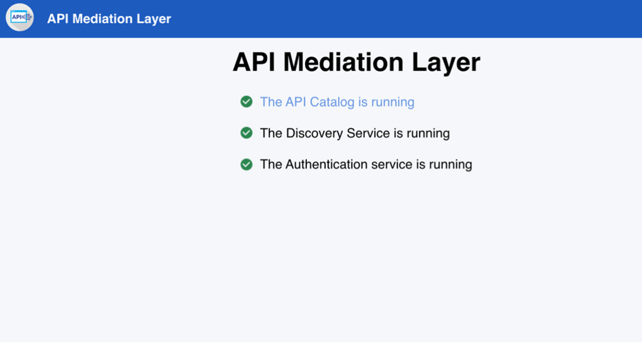Zowe API Mediation Layer